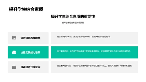 教育模式答辩报告PPT模板