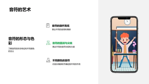 音符启蒙教学PPT模板