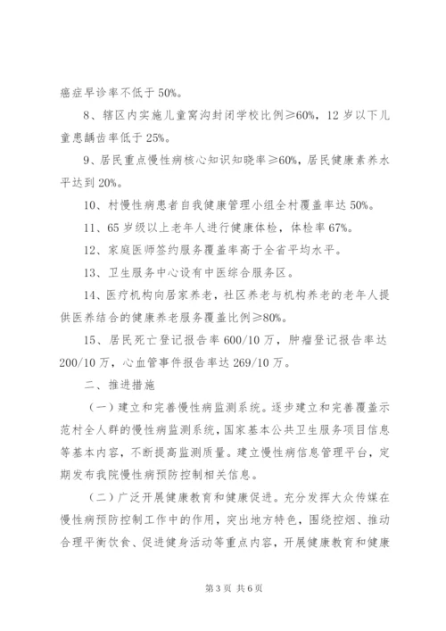 木孔镇卫生院创建国家慢性病综合防控示范区.docx