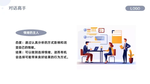 浅色简约关键对话培训PPT模板宣传PPT动态PPT