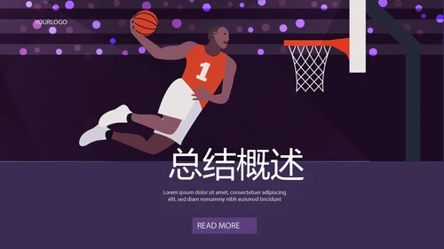 篮球运动比赛动态PPT