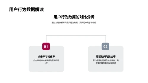 新媒体用户行为PPT模板