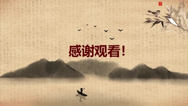 中国书法毛笔通用PPT模板