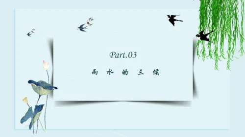 雨水的由来通用PPT模板