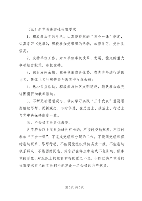 新时期共产党员先进性标准 (7).docx