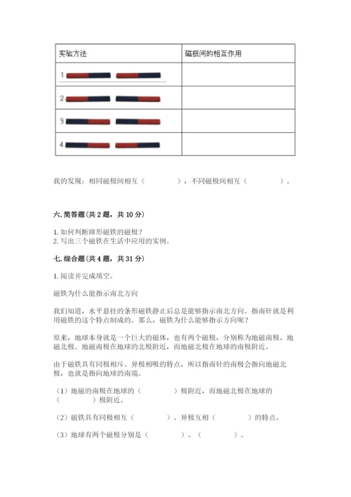教科版二年级下册科学知识点期末测试卷（重点）.docx