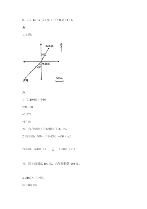 北京海淀区小升初数学试卷及答案（典优）.docx