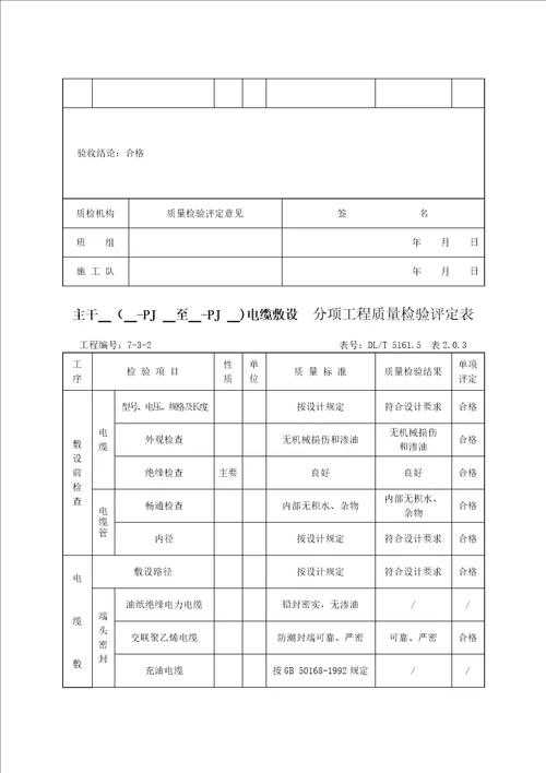 5电缆敷设分部