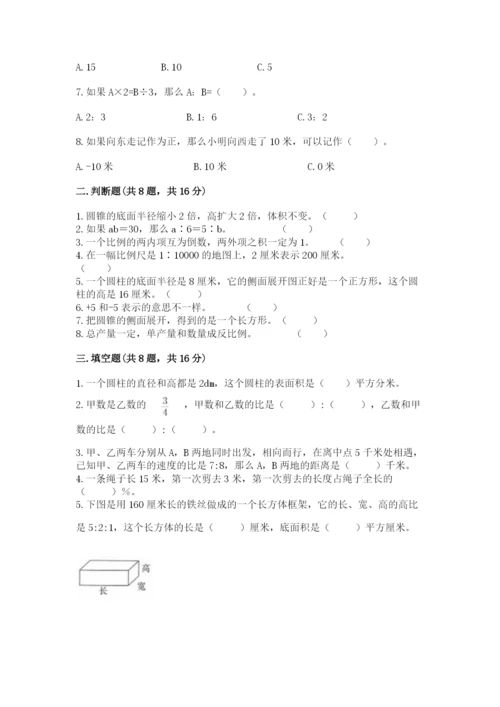 小升初六年级期末试卷（完整版）.docx