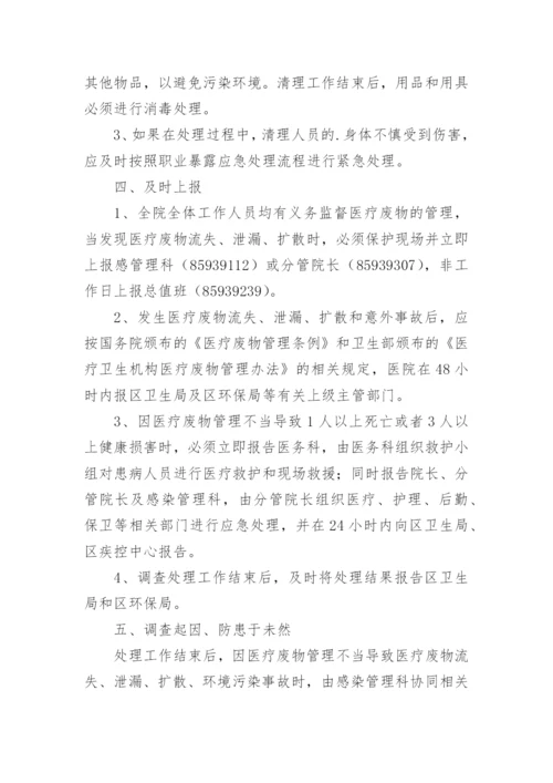 医疗废物处置应急预案.docx