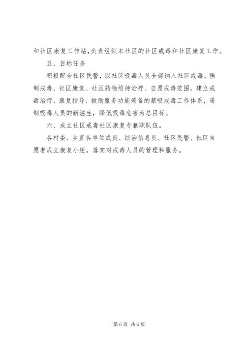 社区戒毒对象工作计划.docx