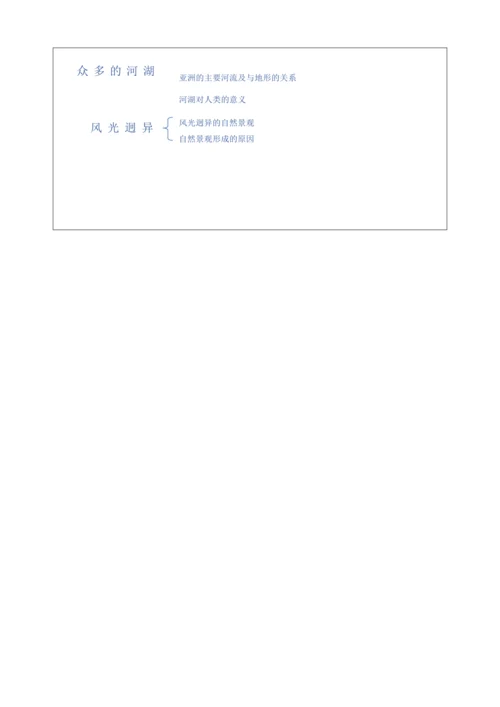 人文地理上册 2.2 自然环境（二）教学设计