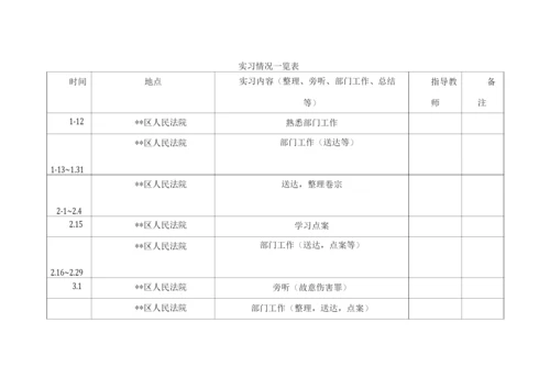 人民法院-毕业实习报告.docx