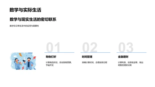 数学在生活中的运用PPT模板