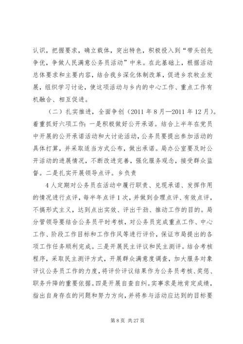 关于开展信访处带头创先争优争做人民满意公务员的实施办法1.docx