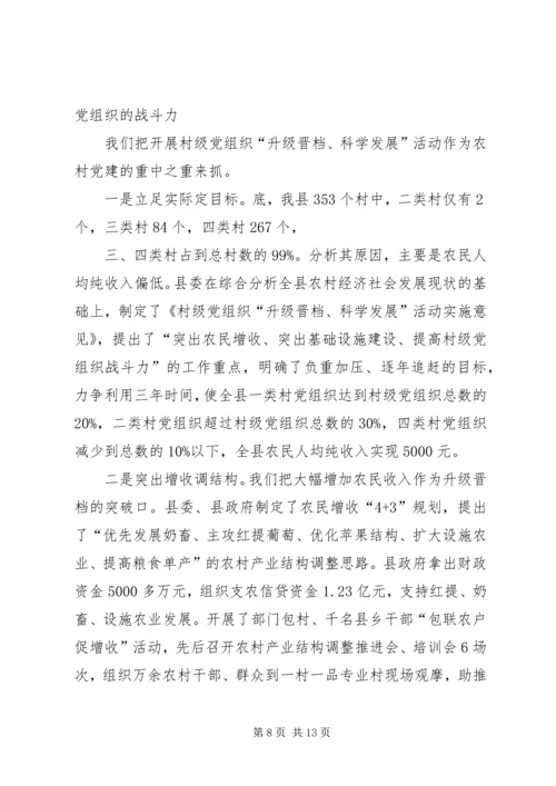 县组织工作汇报 (2).docx