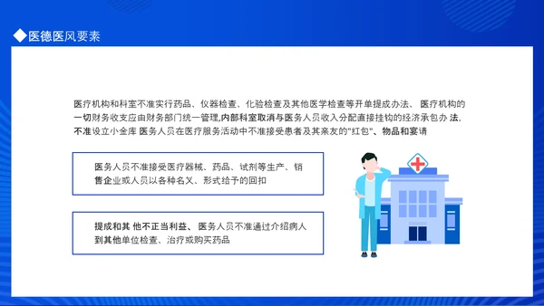 医德医风岗前培训教学PPT课件模板