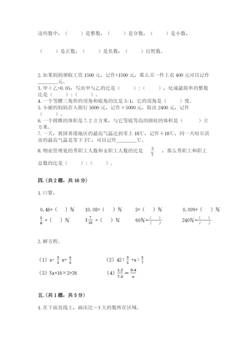 浙教版数学小升初模拟试卷精品【典优】.docx