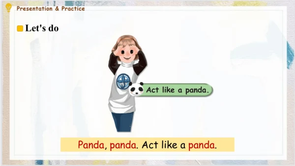 Unit 4 We love animals B Let's learn & Let's do 课件