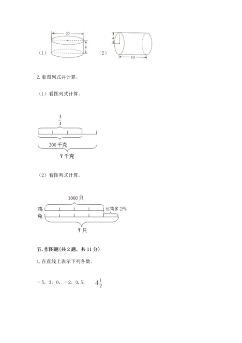 人教版六年级下册数学期末测试卷含答案【典型题】.docx