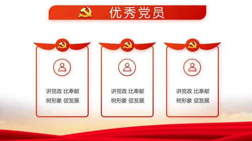 不忘初心同心筑梦党建年终工作总结PPT