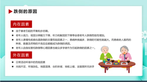 卡通风老年人健康管理知识养老院PPT课件模板