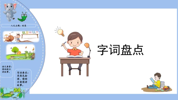 统编版二年级语文下学期期末核心考点集训第七单元（复习课件）