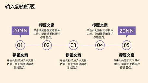 紫色年终总结汇报PPT模板