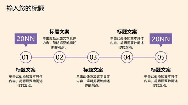 紫色年终总结汇报PPT模板