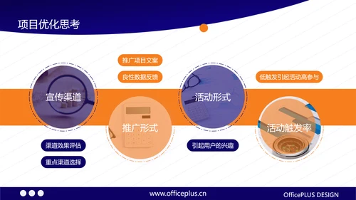 橙蓝商务风工作汇报PPT