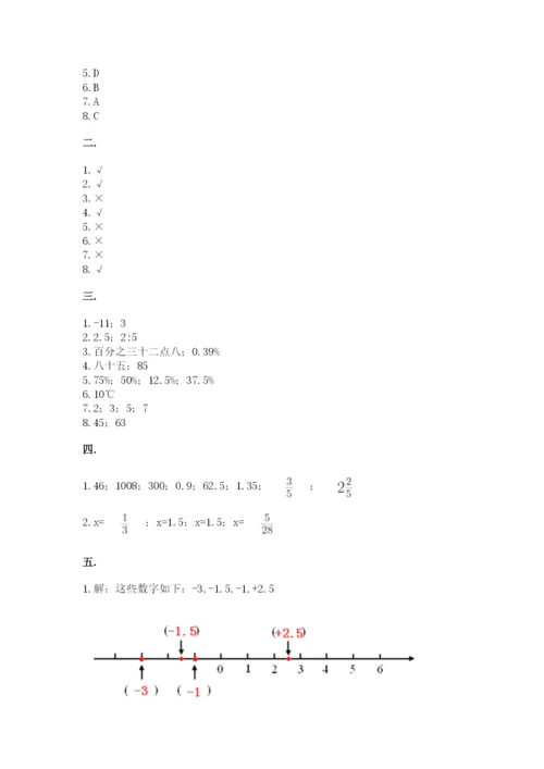 小升初数学综合练习试题（巩固）.docx