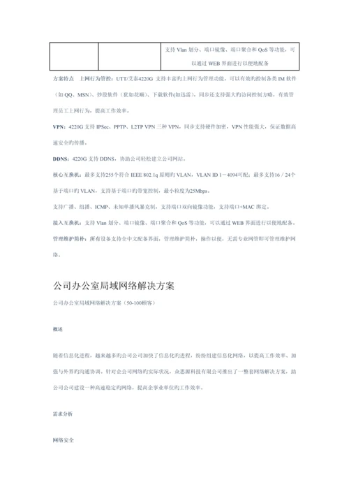 工业园区网络解决专题方案.docx