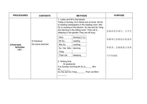 Unit 5 Helping our parents 单元整体教案设计（4个课时）