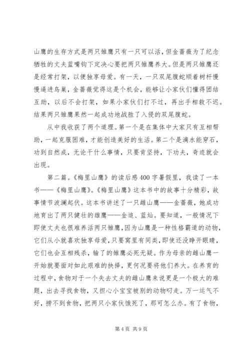梅里山鹰读后感.docx