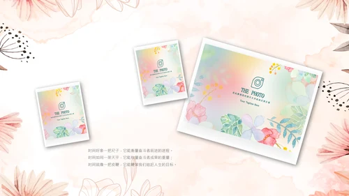 唯美清新毕业典礼毕业季毕业纪念册ppt模板