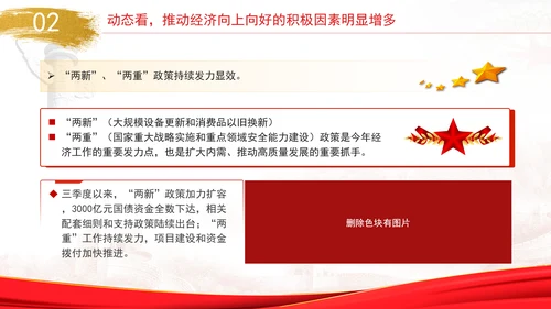 国民经济运行稳中有进向上向好因素累积增多专题党课PPT