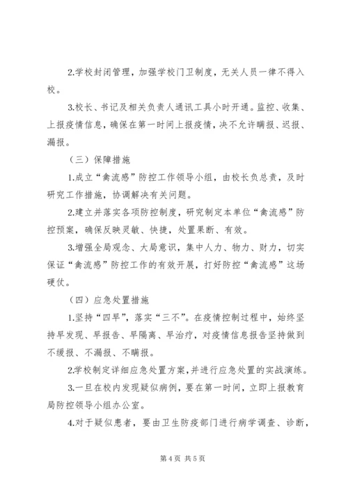 防禽流感工作预案.docx