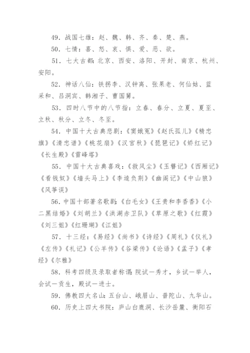 小学生应掌握的文学常识.docx