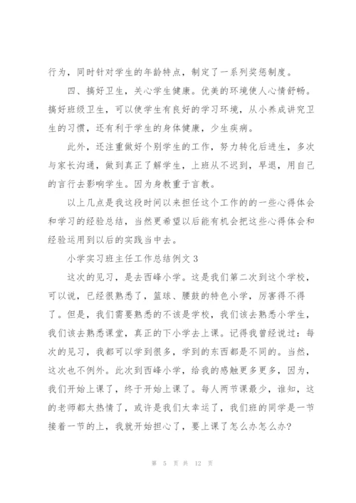 小学实习班主任工作总结例文5篇.docx