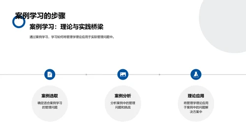 管理学理论应用PPT模板