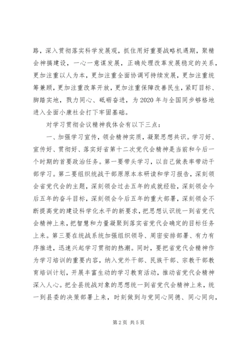 学习XX省第十二次党代会心得体会 (4).docx