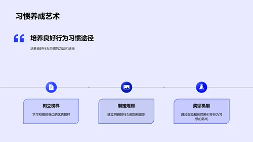 德育教学演示PPT模板