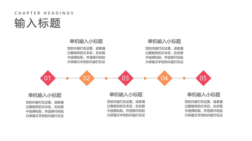 小清新渐变金融总结汇报PPT模板