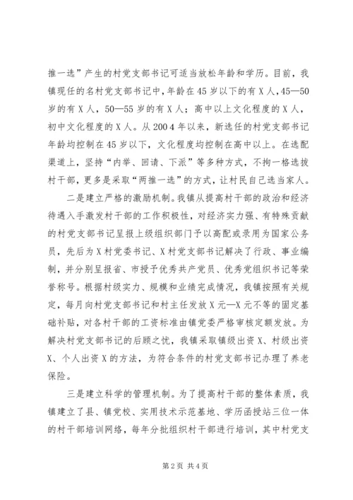 村党支部书记规范化管理工作汇报材料 (5).docx