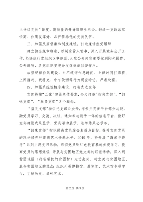 灾防中心第二党支部工作计划.docx