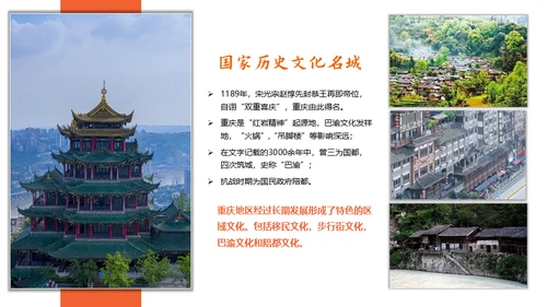 重庆印象通用PPT模板