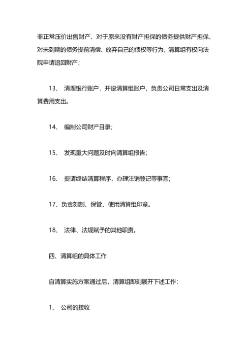 公司清算方案.docx