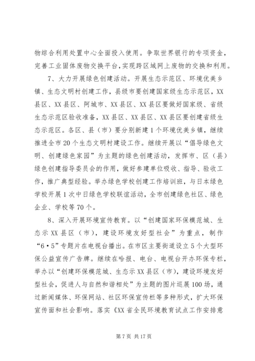 全市环境保护工作要点.docx
