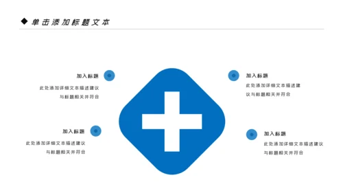 简约医药医疗医生医院工作汇报通用PPT模板