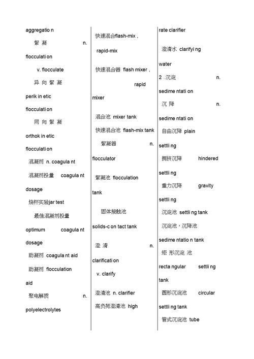 给排水专业英语汇总0001